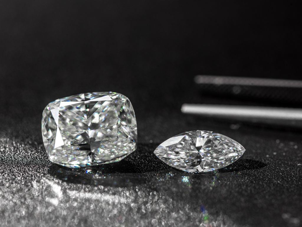 Close up of Diamonds